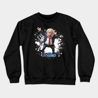 Boris Johnson funny plastic figure Crewneck Sweatshirt